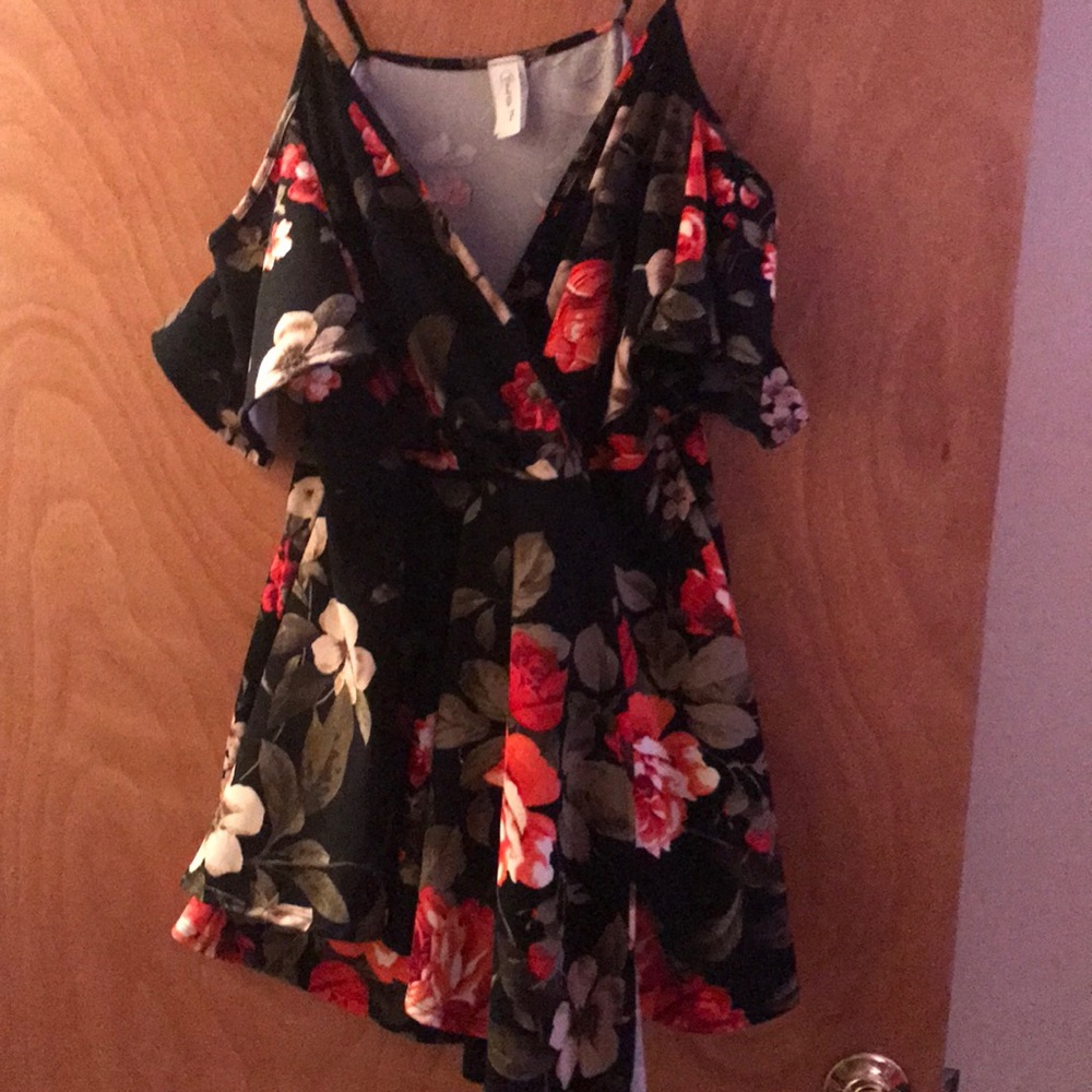 Flowered skort